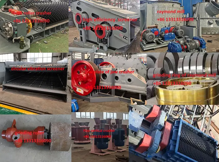 critical parts in crushing plant